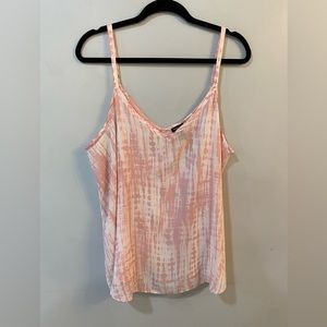 Torrid Tie-dye spaghetti strap tank size 0